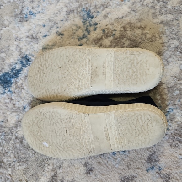 Cientas Girls Size 10.5 (28) Navy T-Strap Shoes‎ - Picture 3 of 3